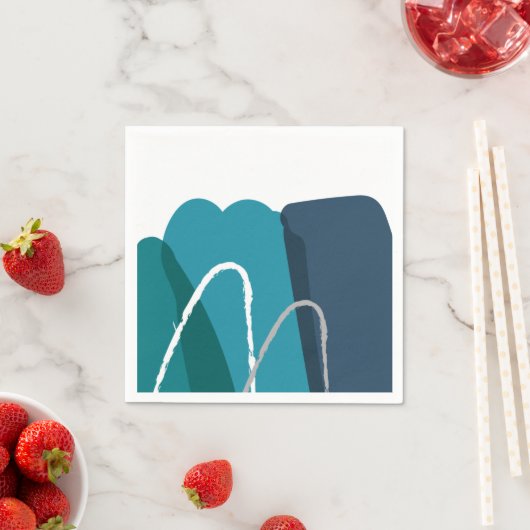 Abstrakt modern serviette (Beispiel)