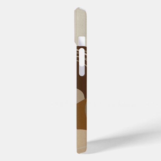 Abstrakt Modern Terracotta - Formen Case-Mate iPhone Hülle (Rückseite / Links)