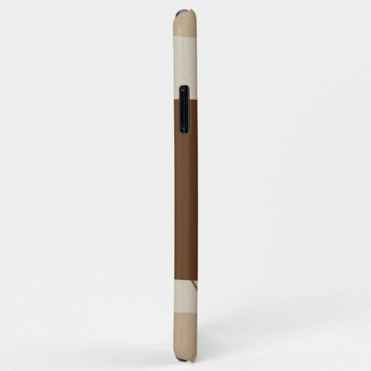 Abstrakt Modern Terracotta - Formen Case-Mate iPhone Hülle (Hinten/Rechts)