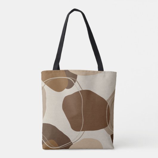 Abstrakt Modern Terracotta - Formen Tasche (Rückseite)