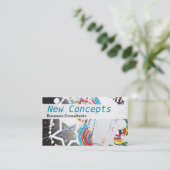 Abstrakt, modern und Beruflich Visitenkarte (Stehend Vorderseite)