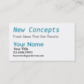 Abstrakt, modern und Beruflich Visitenkarte (Rückseite)