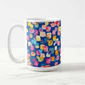 Abstrakt modern und farbenfroh kaffeetasse (Links)