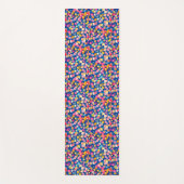 Abstrakt modern und farbenfroh yogamatte (Vorderseite)