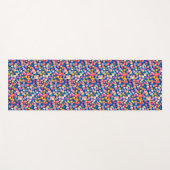 Abstrakt modern und farbenfroh yogamatte (Vorderseite (Horizontal))