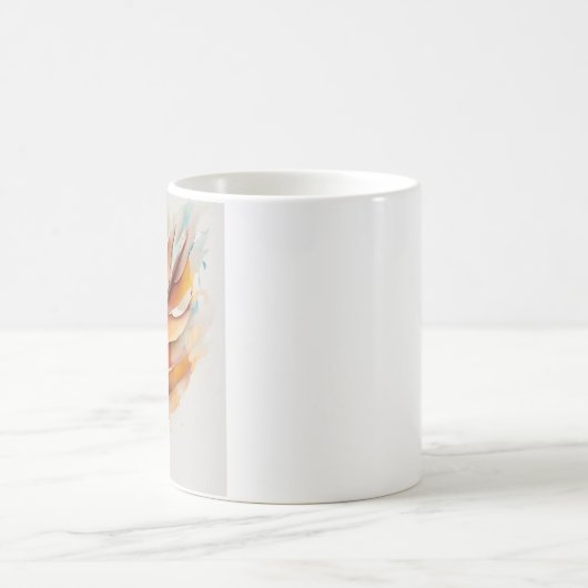 Abstrakt Moderne Blätter Gemälde Set, Leaf Kaffeetasse (Mittel)