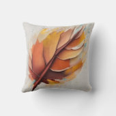 Abstrakt Moderne Blätter Gemälde Set, Leaf Kissen (Rückseite)