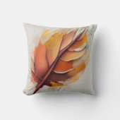 Abstrakt Moderne Blätter Gemälde Set, Leaf Kissen (Vorderseite)