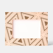 Abstrakt Moderne Geometrie Elegante Klassische Mas Geätzte Rahmen (Vorderseite)