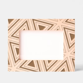 Abstrakt Moderne Geometrie Elegante Klassische Mas Geätzte Rahmen