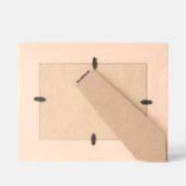 Abstrakt Moderne Geometrie Elegante Klassische Mas Geätzte Rahmen (Rückseite)