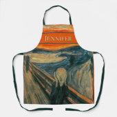 Abstrakt-Moderne Kunstschrei Schürze (Vorderseite)