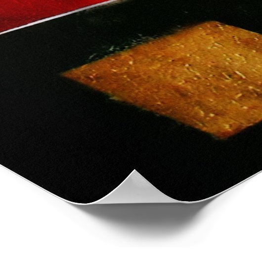 ABSTRAKT MODERNE LEINWAND POSTER (Ecke)