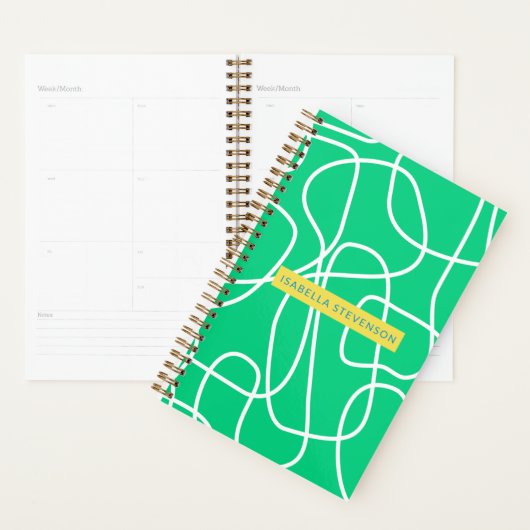 Abstrakt Moderne Linienführung Kunst im Grünen Per Planer (Anzeige)