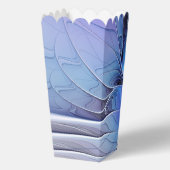 Abstrakt Modernes Fraktal Art Lavendel Geschenkschachtel (Rückseite)