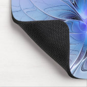 Abstrakt Modernes Fraktal Art Lavendel Mousepad (Ecke)