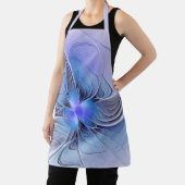 Abstrakt Modernes Fraktal Art Lavendel Schürze (InSitu)