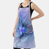 Abstrakt Modernes Fraktal Art Lavendel Schürze (InSitu)