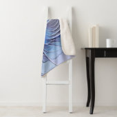 Abstrakt Modernes Fraktal Art Lavendel Sherpadecke (Beispiel)