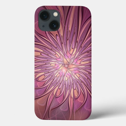Abstrakt Modernes Fraktal Florenz Kunst, Dichtung Case-Mate iPhone Hülle (Rückseite)