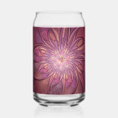 Abstrakt Modernes Fraktal Florenz Kunst, Dichtung  Dosenglas (Rückseite)