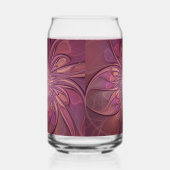 Abstrakt Modernes Fraktal Florenz Kunst, Dichtung  Dosenglas (Links)