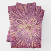 Abstrakt Modernes Fraktal Florenz Kunst, Dichtung  Geschenkpapier Set (Beispiel)