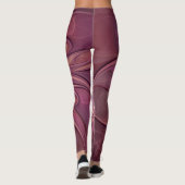 Abstrakt Modernes Fraktal Florenz Kunst, Dichtung Leggings (Rückseite)