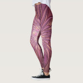 Abstrakt Modernes Fraktal Florenz Kunst, Dichtung Leggings (Links)