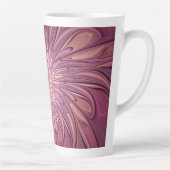 Abstrakt Modernes Fraktal Florenz Kunst, Dichtung  Milchtasse (Rechts)