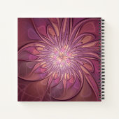 Abstrakt Modernes Fraktal Florenz Kunst, Dichtung  Notizblock (Rückseite)