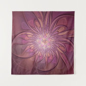 Abstrakt Modernes Fraktal Florenz Kunst, Dichtung  Wandteppich (Vorderseite)