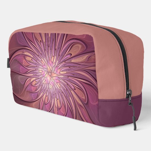 Abstrakt Modernes Fraktal Florenz Kunst, Dichtung  Waschbeutel (Rechte Ecke)