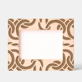 Abstrakt Modernes keltisches Knot Elegante Geätzte Rahmen