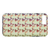 Abstrakt Modernes Multicolor Tulip Blumendesign Case-Mate iPhone Hülle (Rückseite (Horizontal))