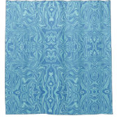 Abstrakt modernes Muster Duschvorhang (Vorderseite)