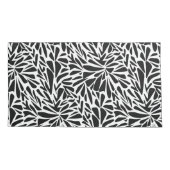 Abstrakt modernes, nahtloses Monochrom Kissenbezug (Rückseite-Links)