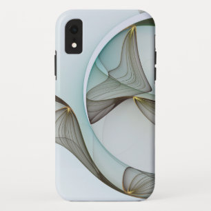 Abstrakt Modernes Türkis Braun Gold Elegante Case-Mate iPhone Hülle