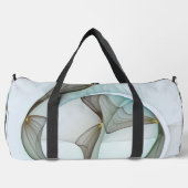 Abstrakt Modernes Türkis Braun Gold Elegante Duffle Bag (Vorderseite)
