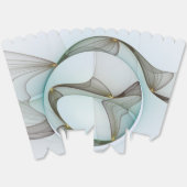 Abstrakt Modernes Türkis Braun Gold Elegante Geschenkschachtel (Ungeklappt)