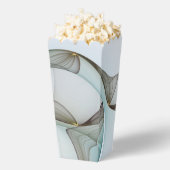 Abstrakt Modernes Türkis Braun Gold Elegante Geschenkschachtel (Geplatzt)