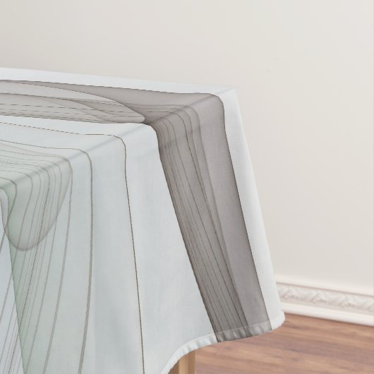 Abstrakt Modernes Türkis Braun Gold Elegante Tischdecke (Beispiel)