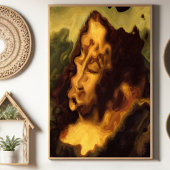 Abstrakt Mona Lisa Poster