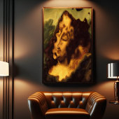 Abstrakt Mona Lisa Poster