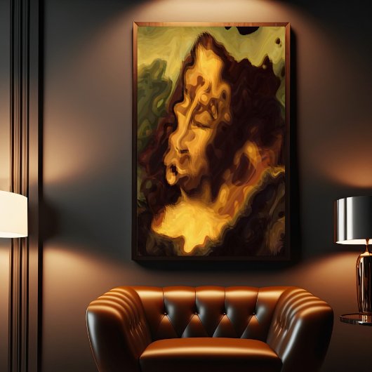 Abstrakt Mona Lisa Poster