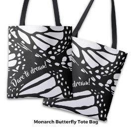 Abstrakt Monarch Butterfly Flügel - Träumen Sie si Tasche