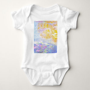 abstrakt, Monet Seerosen 7 Baby Strampler