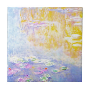 abstrakt, Monet Seerosen 7 Fliese