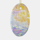 abstrakt, Monet Seerosen 7 Keramik Ornament (Rechts)