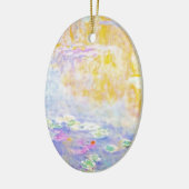 abstrakt, Monet Seerosen 7 Keramik Ornament (Links)